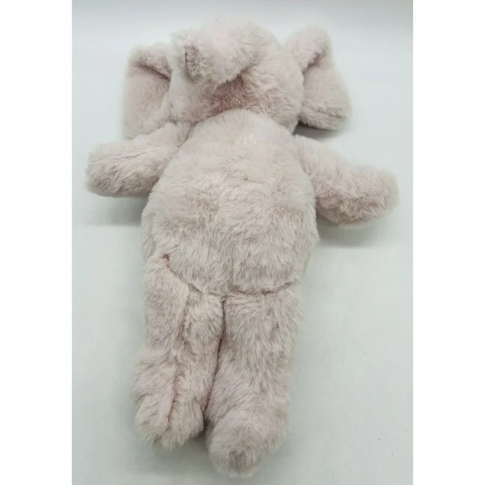 SL Home Fashions Pink Elephant‎ Plush Stuffed Animal Gray Sewn Eyes 9 inch